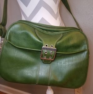 Vintage Samsonite travel bag avocado green